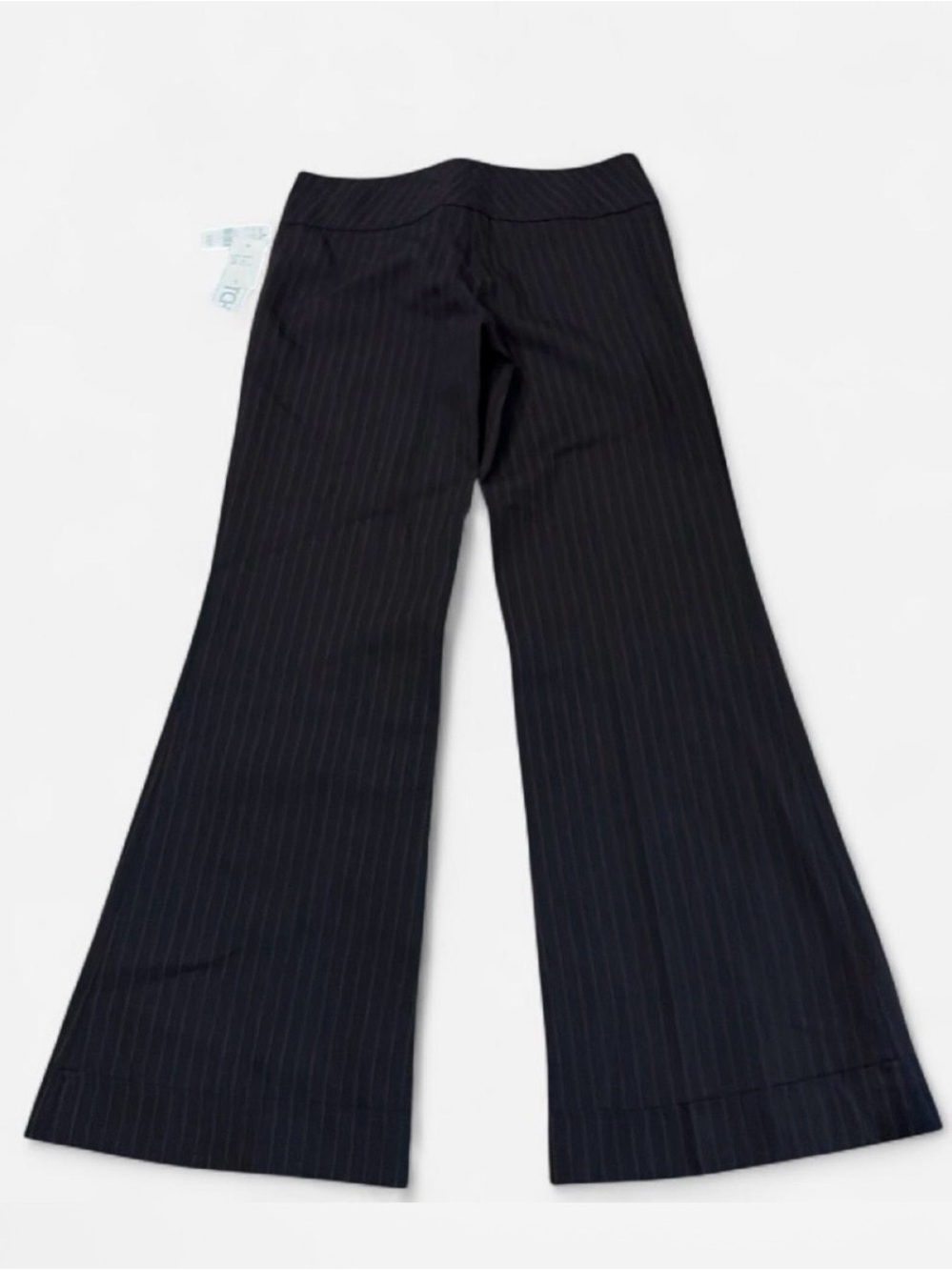 Yohji Yamamoto Black Trousers with Red Pinstripes NWT Y2K era  2000 wide leg - Picture 3 of 5